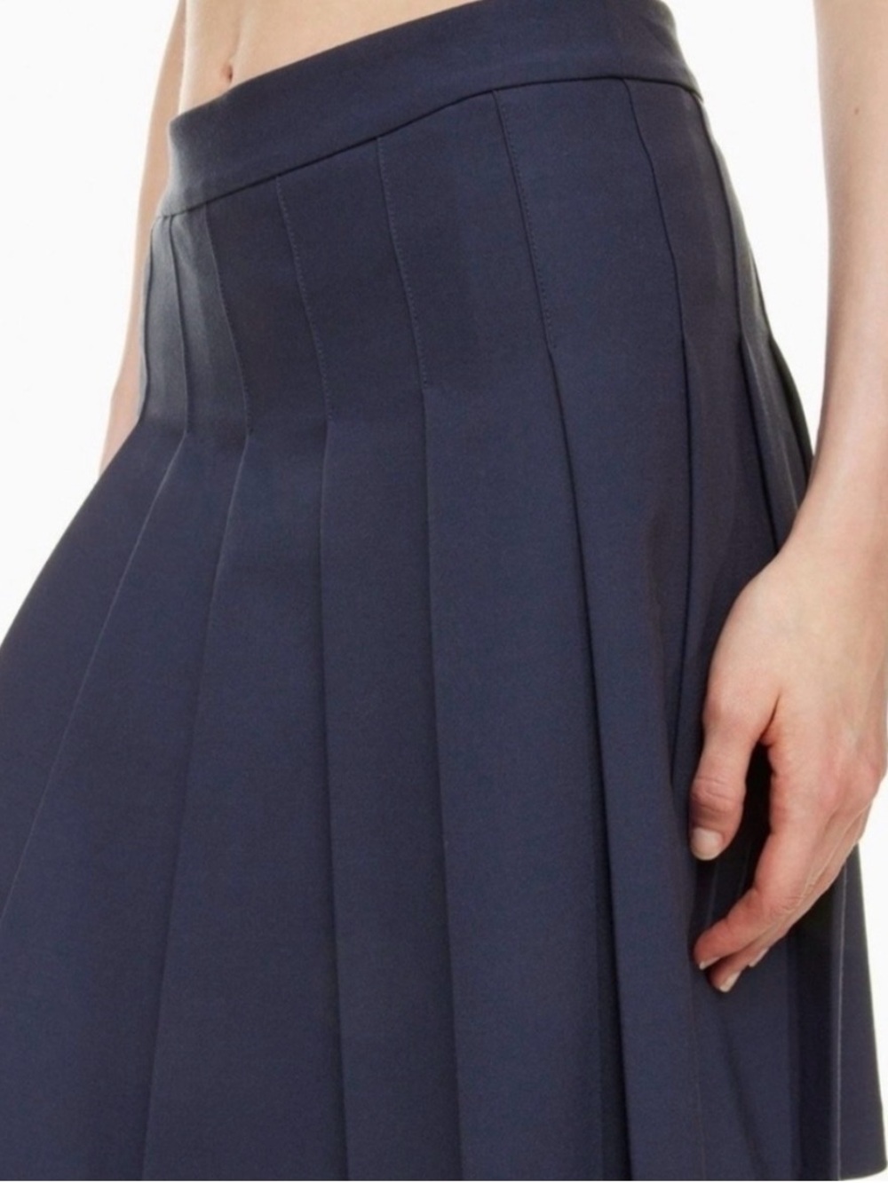 Sunday Best Navy Pleated
Preppy School Girl Tennis Skirt - Picture 4 of 8